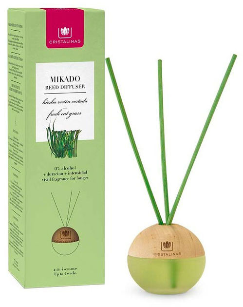 Dyfuzor zapachowy Cristalinas Mikado Reed Diffuser Grass 20 ml (8436571510495) - obraz 1