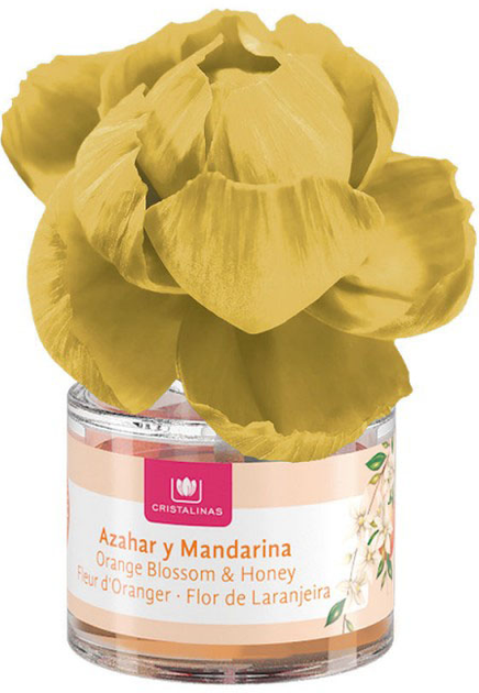 Dyfuzor zapachowy Cristalinas Scented Flower Air Freshener Orange Blossom and Honey 40 ml (8436571515537) - obraz 1