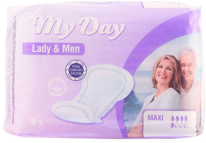 Жіночі урологічні прокладки My Day Incontinence Towel Maxi 8 шт (4046871006631) - зображення 1