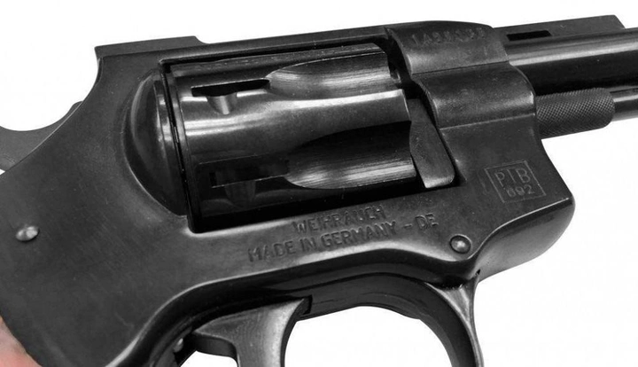 Револьвер під патрон Флобера Weihrauch HW4 2.5 (гумова рукоятка) - зображення 1