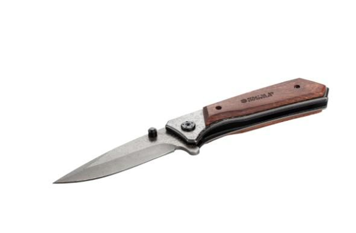 Нож складной 210мм, лезвие 90мм Sigma (4375821) - изображение 2