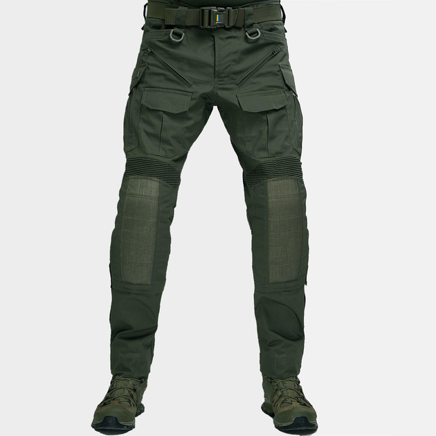 Тактические штаны UATAC Gen 5.4 Olive (Олива) с наколенниками XXL - изображение 2