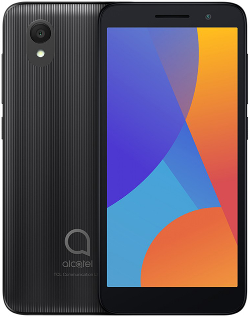 Smartfon Alcatel 1 5033F 1/16GB Volcano Black (4894461899817) - obraz 1