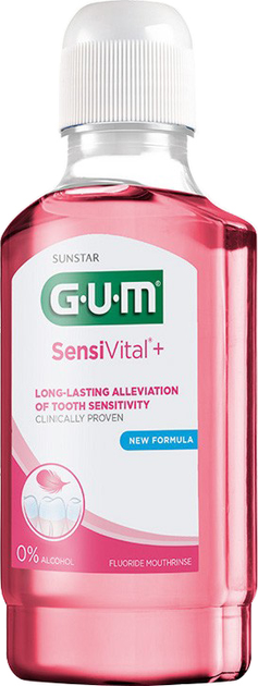 Płyn do płukania jamy ustnej GUM Sensivital+ 300 ml (7630019903011) - obraz 1