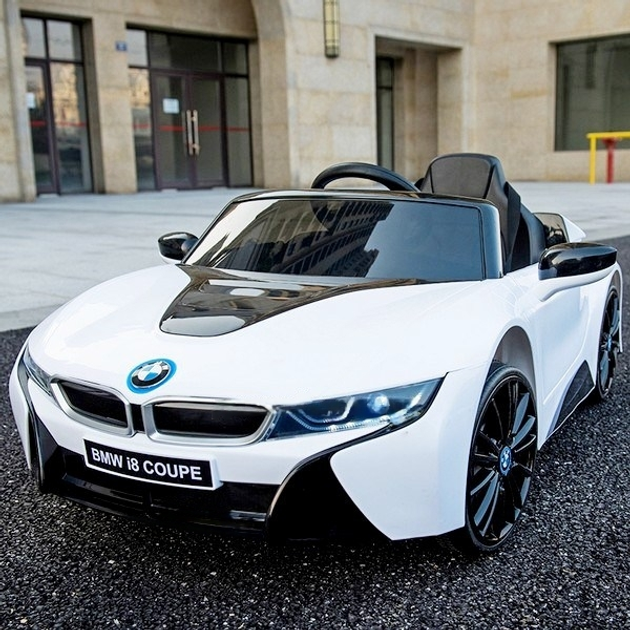 Детский электромобиль Bambi BMW i8 Coupe JE1001EBLR-1 White (JE1001EBLR ...