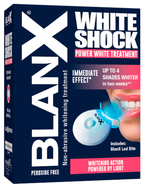 Pasta do zębów BlanX White Shock Treatment + aktywator Led Bite 50 ml (8017331055427) - obraz 2