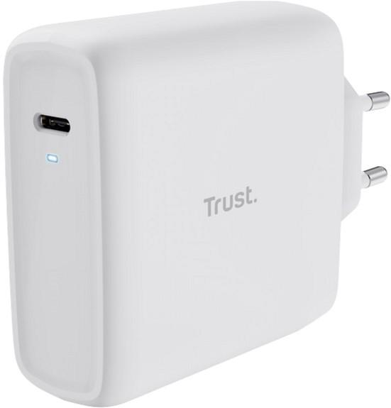 Ładowarka do telefonu Trust MAXO 100W USB-C + kabel 2 m UBS-C White (8713439251401) - obraz 1