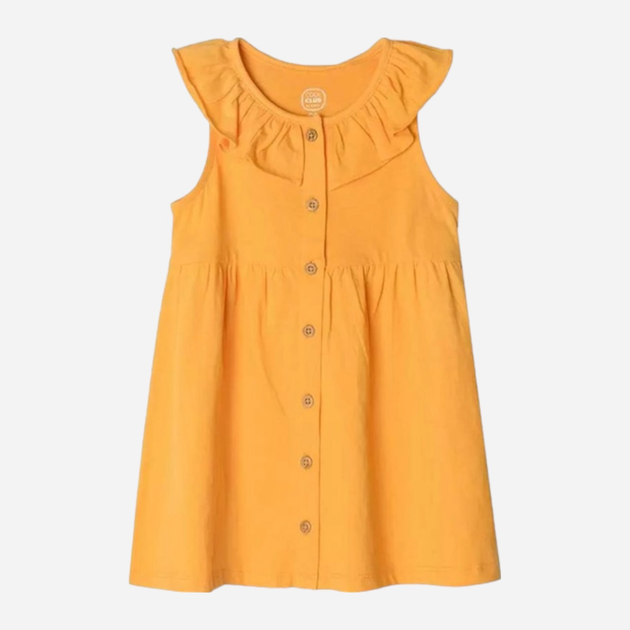 Sukienka dziecięca dla dziewczynki Cool Club CCG2402704 80 cm Żółta (5903977287267) - obraz 1