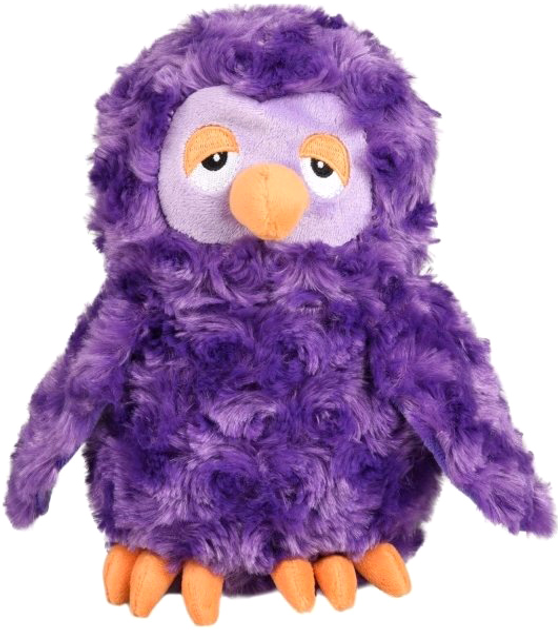 Zabawka dla psów Flamingo Lorio Plush Owl 25 cm Purple (5400585155907) - obraz 1