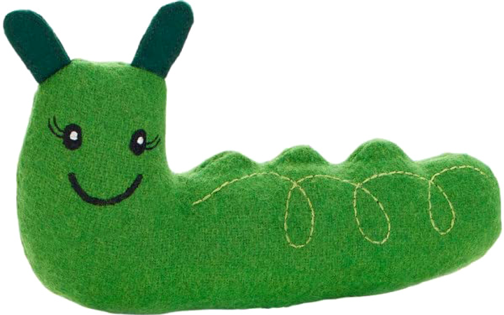 Zabawka dla psów Hunter Dog toy Florenz Caterpillar 22 cm Green (4016739693075) - obraz 1