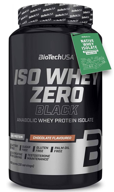 Протеїн Biotech ISO Whey Zero Black 908 г Шоколад (5999076251339) - зображення 1