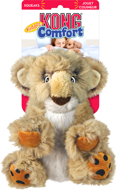 Іграшка для собак Kong Comfort Kiddos Lion 23 cм Multicolour (0035585360300) - зображення 1