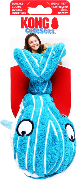 Zabawka dla psów Kong Cuteseas Whale 15 cm Multicolour (0035585319094) - obraz 1
