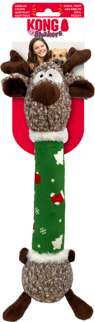 Zabawka dla psów Kong Holiday Shakers Luvs Reindeer 28 cm Brown (0035585499475) - obraz 1