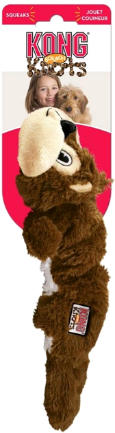 Zabawka dla psów Kong Scrunch Knots Squirrel 20 cm Brown (0035585454436) - obraz 1