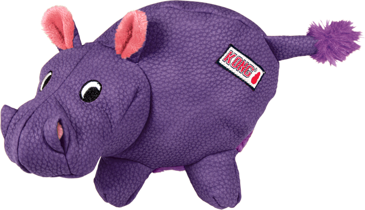 Zabawka dla psów Kong Phatz Hippo 20 cm Purple (0035585360348) - obraz 1