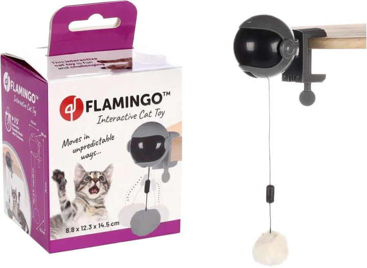 Zabawka dla kotów Flamingo Electronic Yoyo 14.5 cm Multicolour (5400585292701) - obraz 1