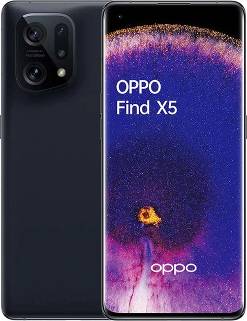 Smartfon OPPO Find X5 8/256GB Black (6932169303187) - obraz 1