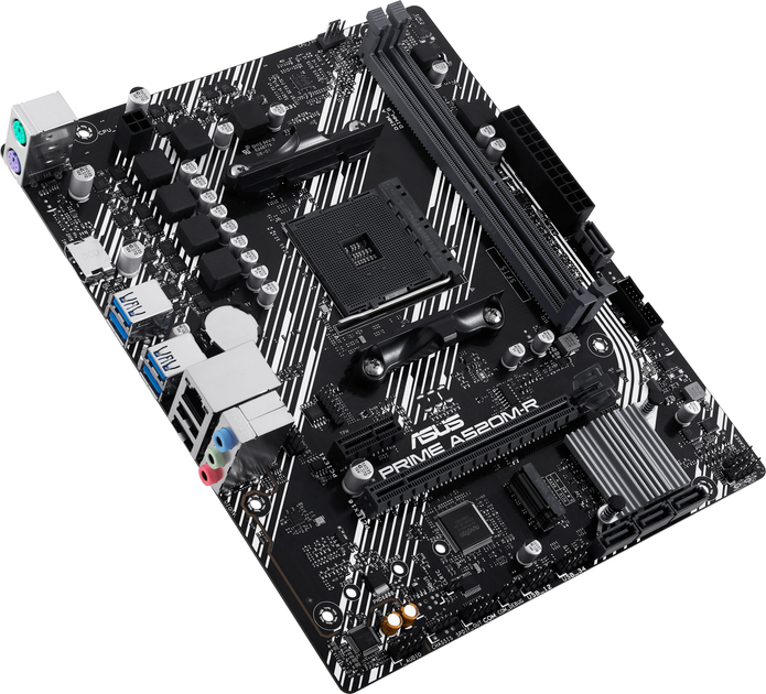 Материнская плата Asus PRIME A520M-R (sAM4, AMD A520, PCI-Ex16) - изображение 4