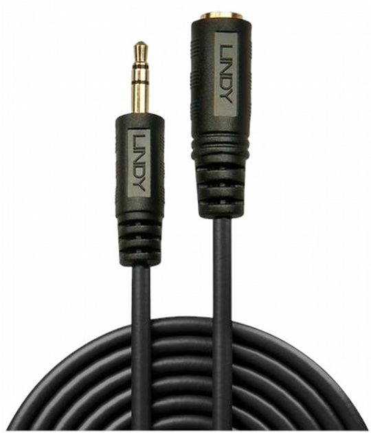 Kabel Lindy 3.5 mm 3-pin jack 3 m Black (4002888356534) - obraz 1