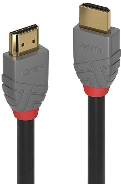 Kabel Lindy Anthra Line HDMI - HDMI 2 m (4002888369534) - obraz 1
