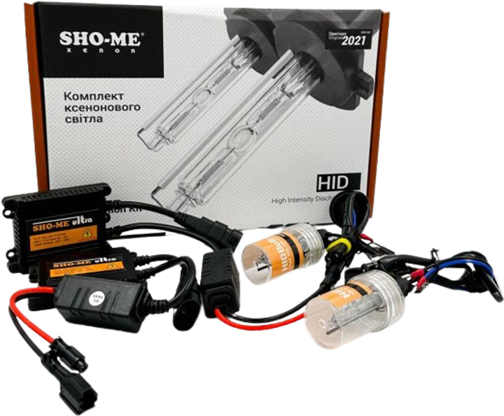 Акція на Комплект ксенону Sho-Me H11 6000К Infolight +50% (Н11 6К S-M I 50) від Rozetka