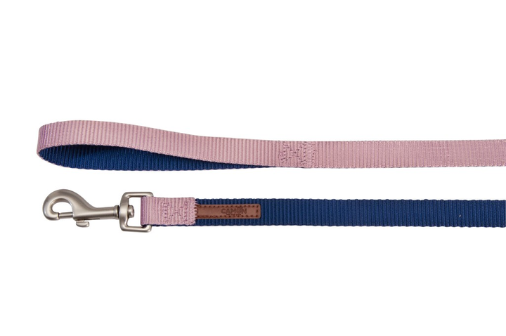 Повідець нейлоновий для собак Camon Bicolor Синьо-рожевий 20 x 1200 мм (8019808204109) - зображення 1