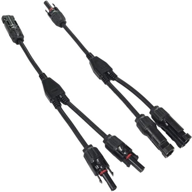 Kabel EcoFlow Parallel Connection MC4 0.3 m Black (5008004040) - obraz 1