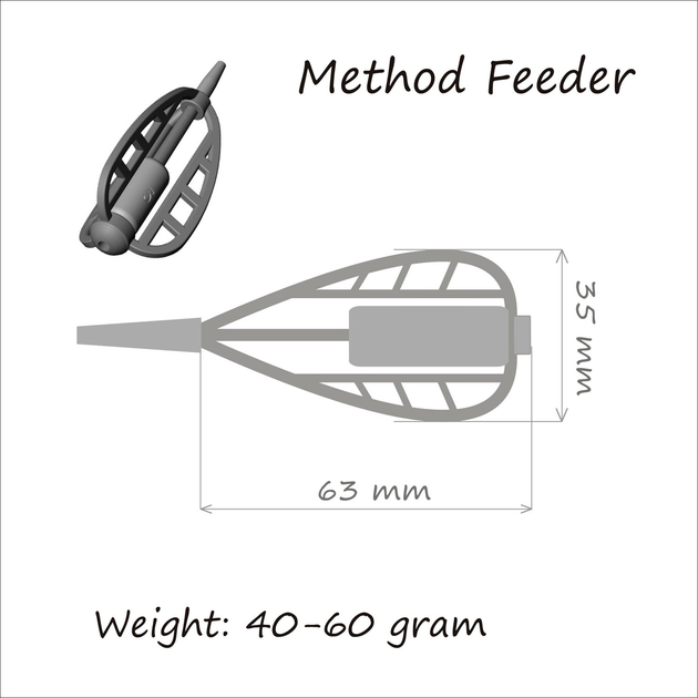 Кормушка ORANGE Method Feeder, 50 гр. - Фото 4 Кормушка ORANGE Method Feeder, 50 гр. - изображение 4