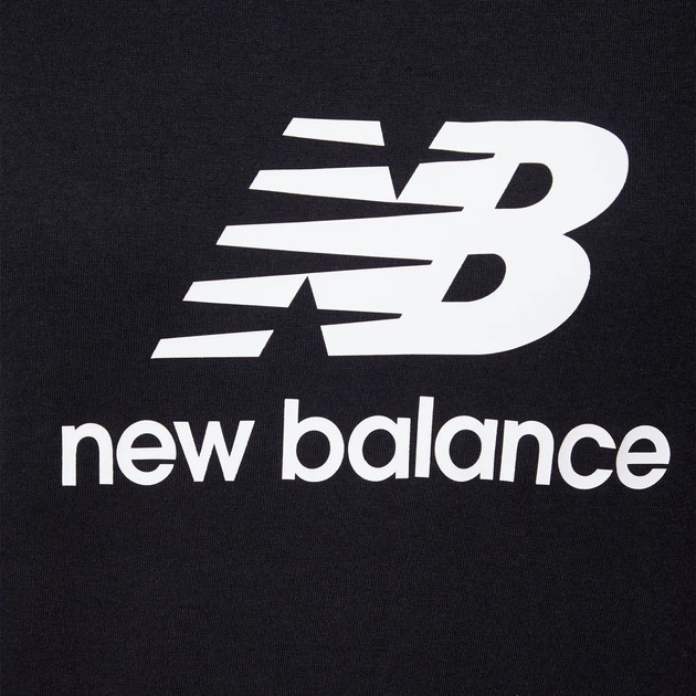 Футболка бавовняна довга жіноча New Balance Sport Essentials Jersey Logo WT41502 M Чорна (197375382968) - зображення 7