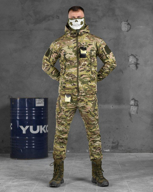 Тактический весенний костюм SoftShell штаны+куртка 2XL мультикам (13989) - изображение 1