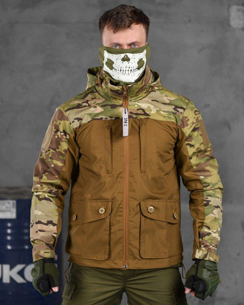Тактическая мужская куртка весна/лето XL койот+мультикам (85815) - изображение 1