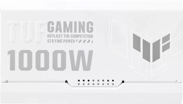 Zasilacz ASUS TUF Gaming 1000 W Gold White Edition (TUF-GAMING-1000G-WHITE) - obraz 6