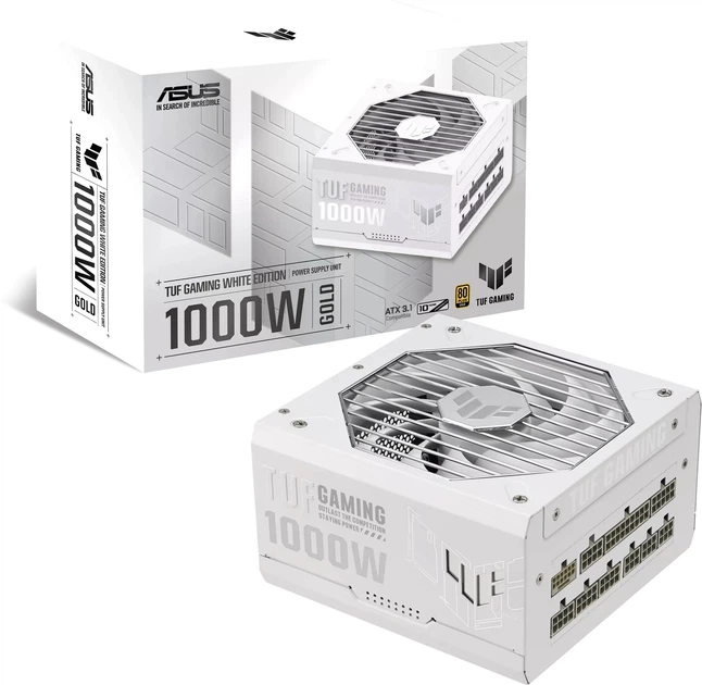 Zasilacz ASUS TUF Gaming 1000 W Gold White Edition (TUF-GAMING-1000G-WHITE) - obraz 12