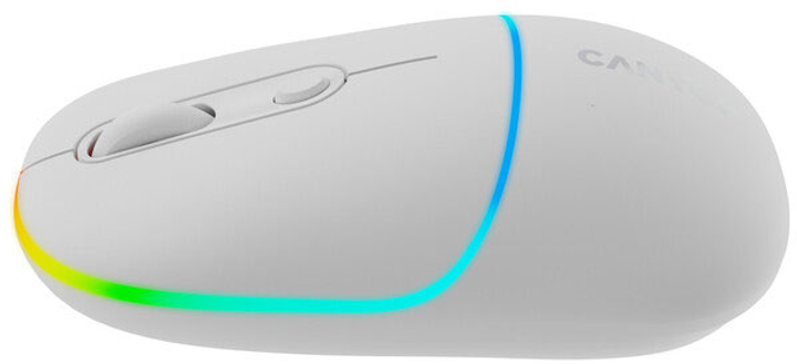 Мышь Canyon MW-22 Dual Band RGB Wireless Snow White (CNS-CMSW22SW) - изображение 3