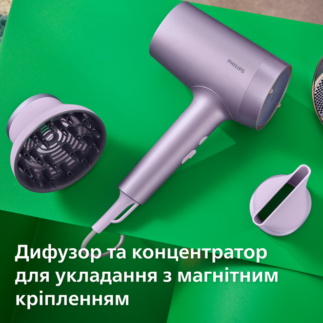 Фен PHILIPS BHD720/10 серії 7000 + Стайлер PHILIPS BHS742/00 серії 7000 (комплект) - зображення 13