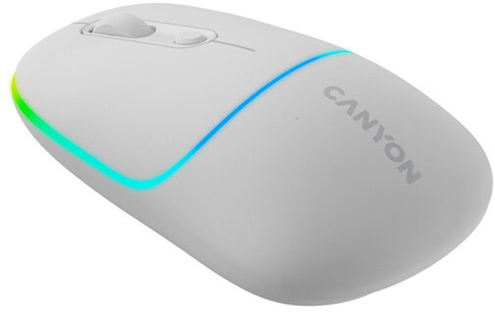 Мышь Canyon MW-22 Dual Band RGB Wireless Snow White (CNS-CMSW22SW) - изображение 5
