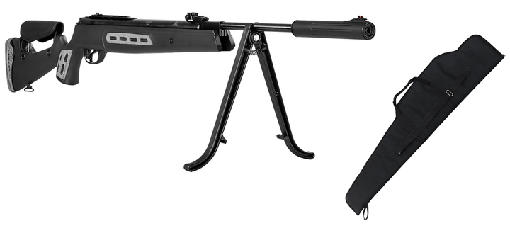 Пневматична Гвинтівка Hatsan 125 Sniper з посиленою газовою пружиною та чохлом - зображення 1