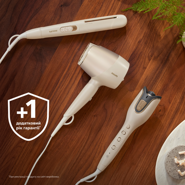 Стайлер PHILIPS BHS838/00 + Фен PHILIPS BHD829/00 + Автостайлер PHILIPS BHB887/00 (комплект) - зображення 20
