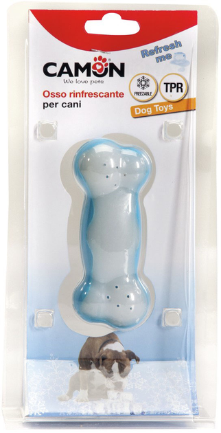 Zabawka do gryzienia dla psów Camon Ice kość 11 cm (8019808190006) - obraz 2
