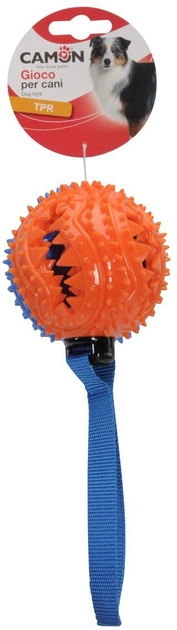 Іграшка для собак Camon М'яч із шипами та ручкою 23 см (8019808225623) - зображення 1