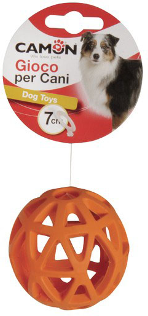 Іграшка для собак Camon Гумовий м'яч 6.3 см (8019808186825) - зображення 1