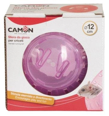 Іграшка для хом'яків Camon М'яч Рожевий 12 см (8019808071442) - зображення 1
