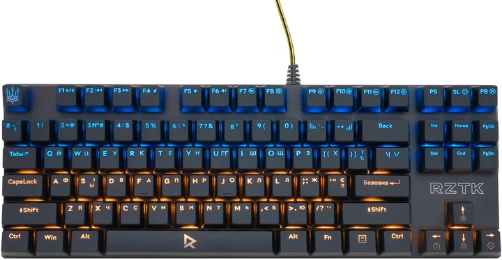 Клавіатура механічна дротова RZTK Mamba TKL Kailh Black Speed USB