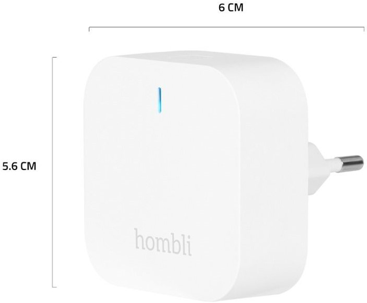 Приймач безпровідних датчиків Hombli Smart Bluetooth Bridge білий (HBSB-0109) - зображення 2