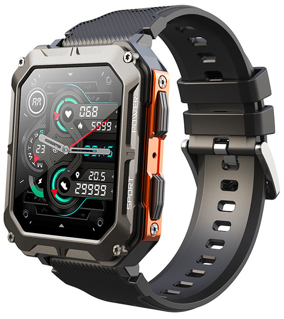 Чоловічий годинник Modfit Iron Black-Orange - зображення 1
