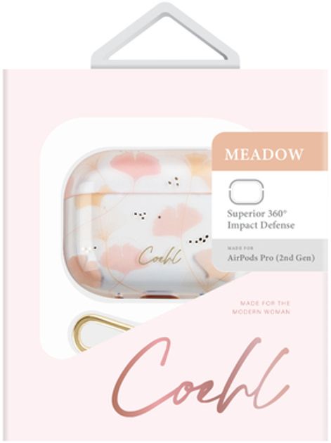 Etui UNIQ Coehl Meadow AirPods Pro 2 Light Pink (8886463684177) - obraz 2