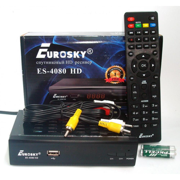 Цифровой спутниковый приемник Eurosky Es-4080 HD – фото, отзывы ...