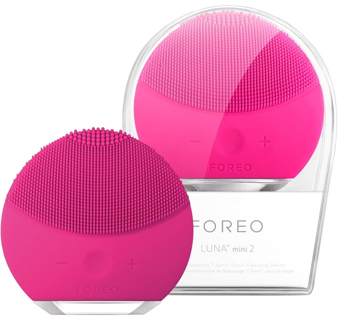 Szczoteczka do oczyszczania twarzy Foreo Luna Mini 2 Sunflower Fuchsia (7350071076231) - obraz 1