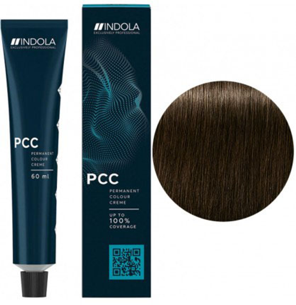 Farba do włosów bez utleniacza Indola Permanent Caring Color Pixel 5.0 Light Brown Natural 60 ml (4045787701517) - obraz 1